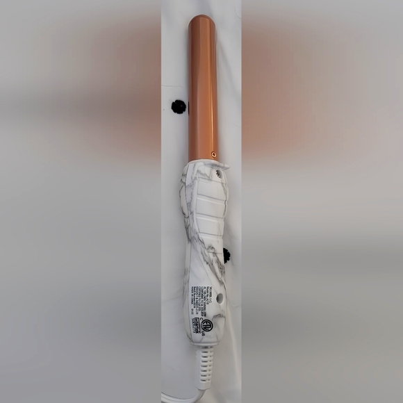 Foxybae Travel/Mini Special Edition Rose Gold & White Marble Curling Wand - Picture 2 of 2